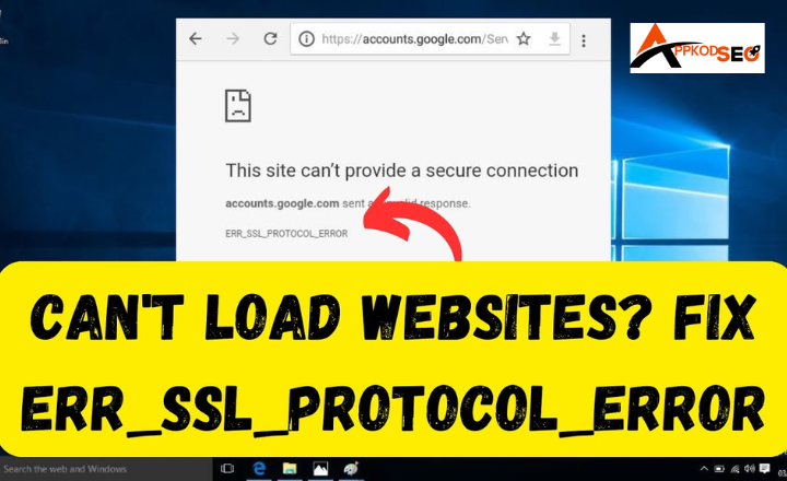 ERR_SSL_PROTOCOL_ERROR