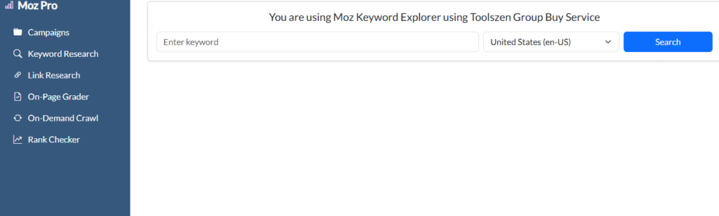 SEOMoz Keyword