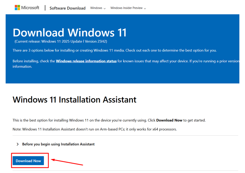 Microsoft Windows 11 Media Creation Tool Download