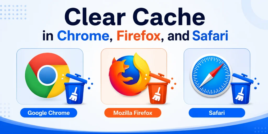 How to Clear Cache in Chrome, Firefox, and Safari Clear Cache in Chrome, Firefox, and Safari